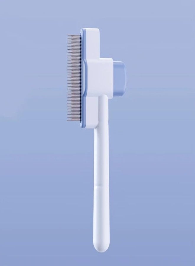 KittuPet Healing Brush Slicker Brush Long and Short Hair Types Comb Remove Hair Loss with One Massage Easy to Remove Hair Loss by Pressing a Button Pet Grooming Brush For Both Cats - Image 1